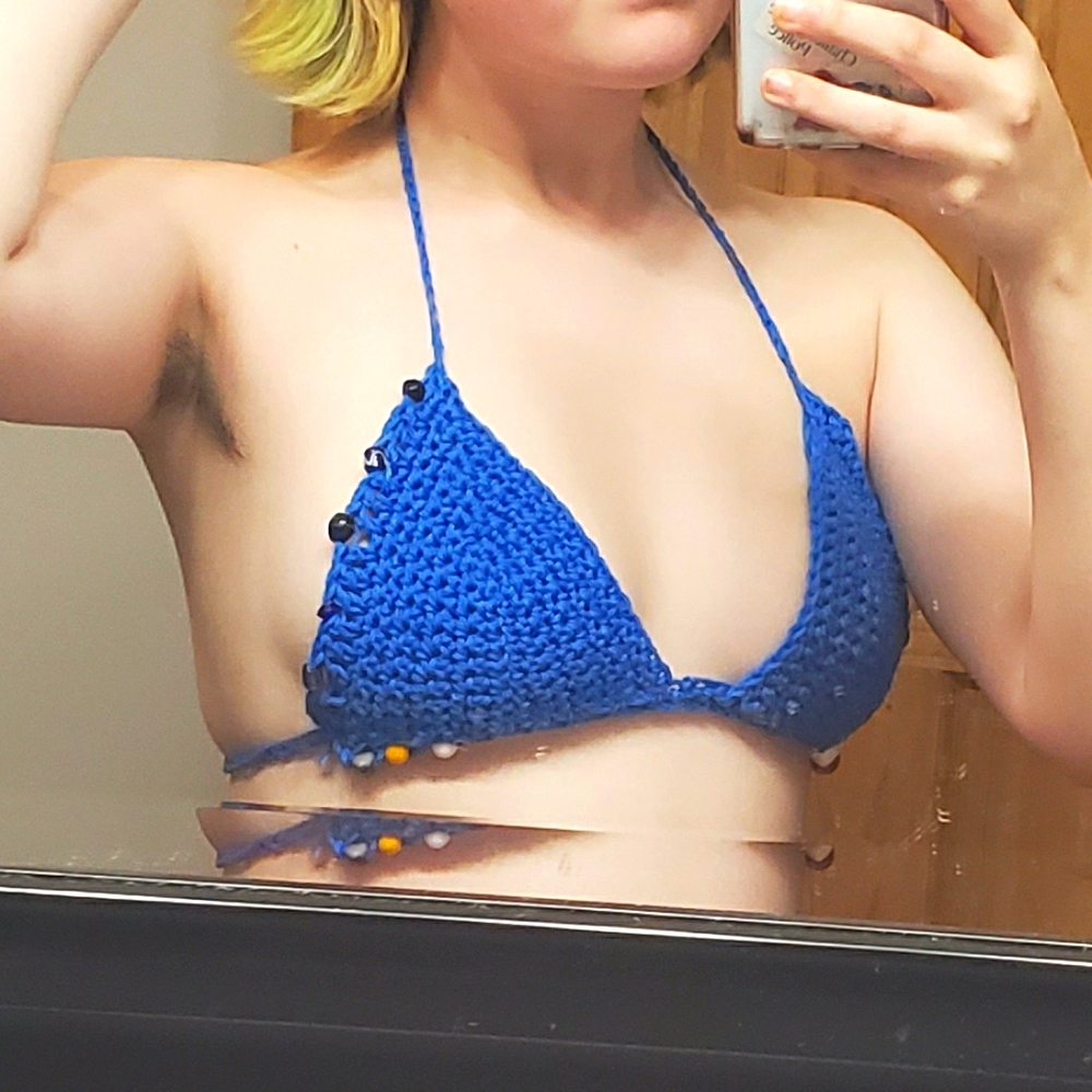 handmade crochet bralette